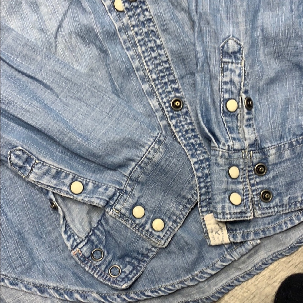 American Eagle Outfitters Jean Shirt size XS - Picture 4 of 6